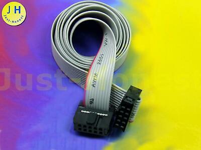 x IDC Kabel 10 polig 20cm 2.54mm Verbinder Flachbandkabel #A599 1 Stk 